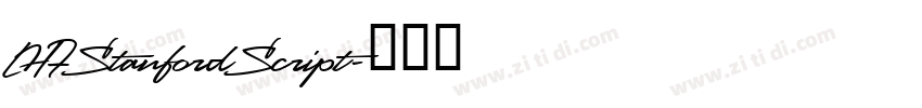 LHFStanfordScript字体转换