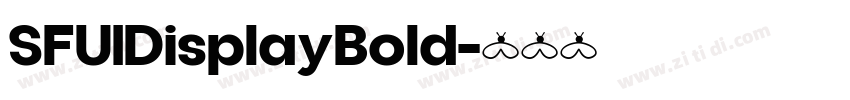 SFUIDisplayBold字体转换