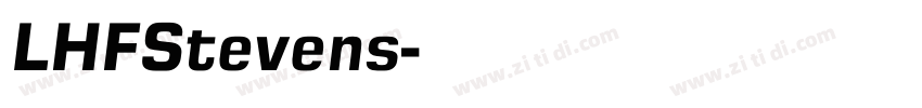 LHFStevens字体转换