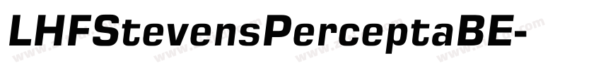 LHFStevensPerceptaBE字体转换