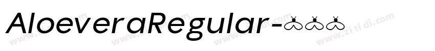 AloeveraRegular字体转换 AloeveraRegular字体转换