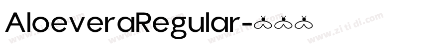 AloeveraRegular字体转换 AloeveraRegular字体转换