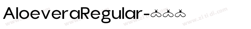 AloeveraRegular字体转换 AloeveraRegular字体转换