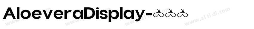 AloeveraDisplay字体转换
