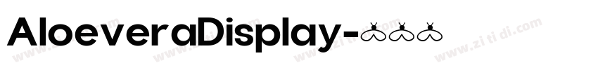 AloeveraDisplay字体转换