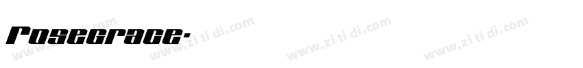 Rosegrace字体转换