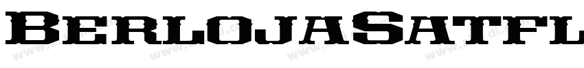 BerlojaSatfline字体转换