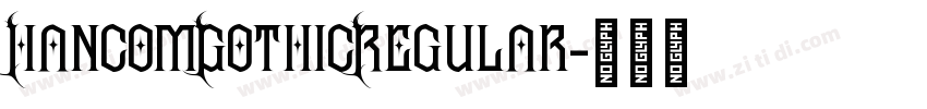 HancomGothicRegular字体转换