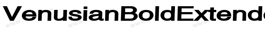 VenusianBoldExtended字体转换