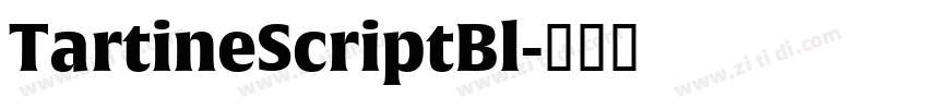 TartineScriptBl字体转换
