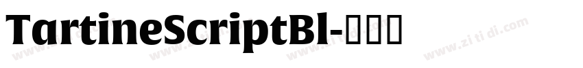 TartineScriptBl字体转换