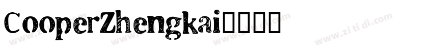 CooperZhengkai字体转换
