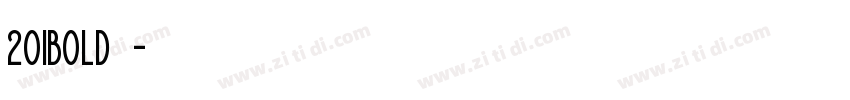 201bold下载字体转换