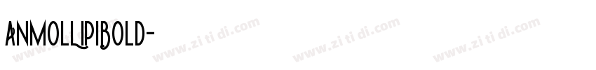AnmolLipiBold字体转换