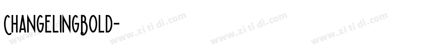 ChangelingBold字体转换