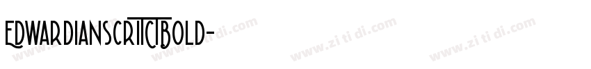 EdwardianscrITCTBold字体转换