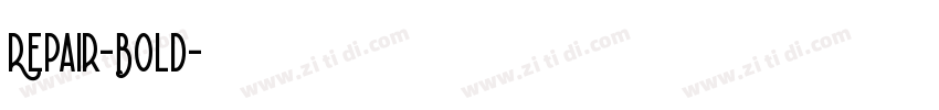 Repair-Bold字体转换