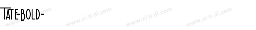 Tate-Bold字体转换