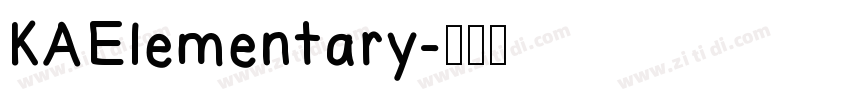 KAElementary字体转换