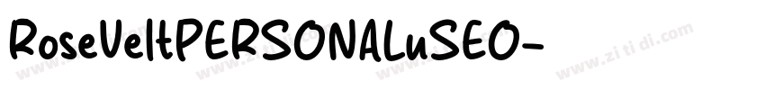RoseVeltPERSONALuSEO字体转换
