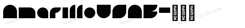 AmarilloUSAF字体转换