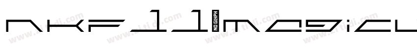 nkf11_magicum_textur字体转换