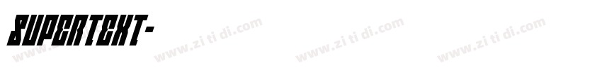 Supertext字体转换