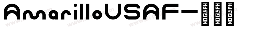 AmarilloUSAF字体转换