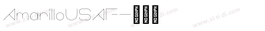 AmarilloUSAF字体转换