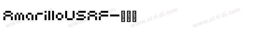 AmarilloUSAF字体转换