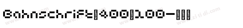 Bahnschrift_400_100字体转换 Bahnschrift_400_100字体转换