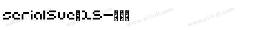 serialSue_15字体转换
