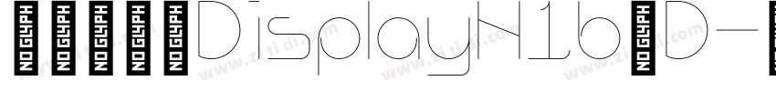 文鼎书苑宋DisplayH16_D字体转换
