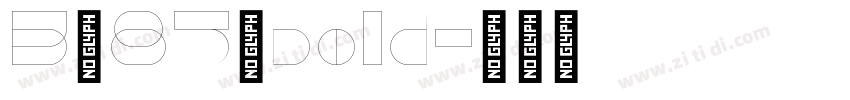 3_85_bold字体转换