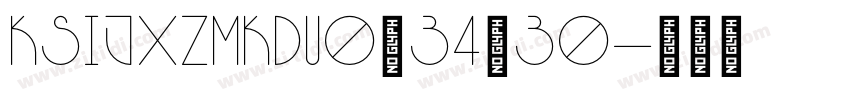 KSIJXZMKDU0_34_30字体转换