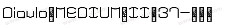 Diavlo_MEDIUM_II_37字体转换