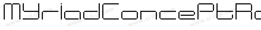 MyriadConceptRoman_6字体转换