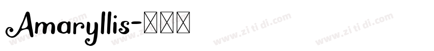 Amaryllis字体转换