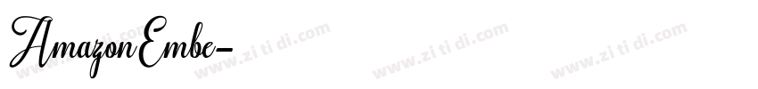 AmazonEmbe字体转换