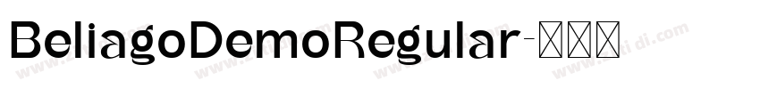 BeliagoDemoRegular字体转换