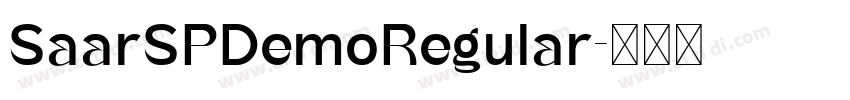 SaarSPDemoRegular字体转换