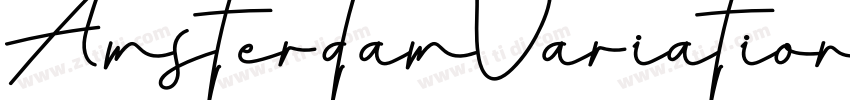 AmsterdamVariation1字体转换