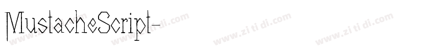 MustacheScript字体转换