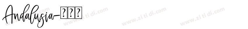 Andalusia字体转换