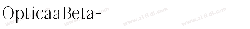 OpticaaBeta字体转换