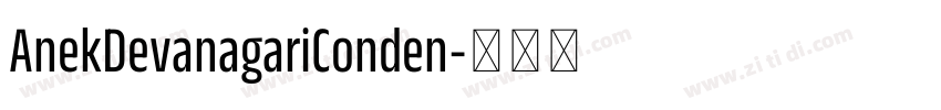 AnekDevanagariConden字体转换
