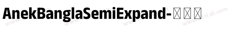 AnekBanglaSemiExpand字体转换