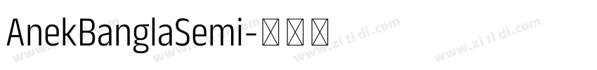 AnekBanglaSemi字体转换