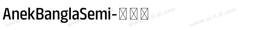 AnekBanglaSemi字体转换