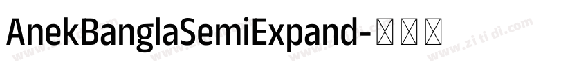 AnekBanglaSemiExpand字体转换
